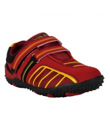 Vostro Red Black Sports Shoes for Men - VSS0233